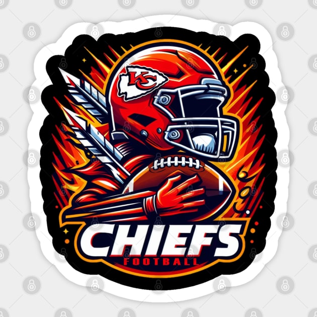 chiefs fun Sticker by AOAOCreation